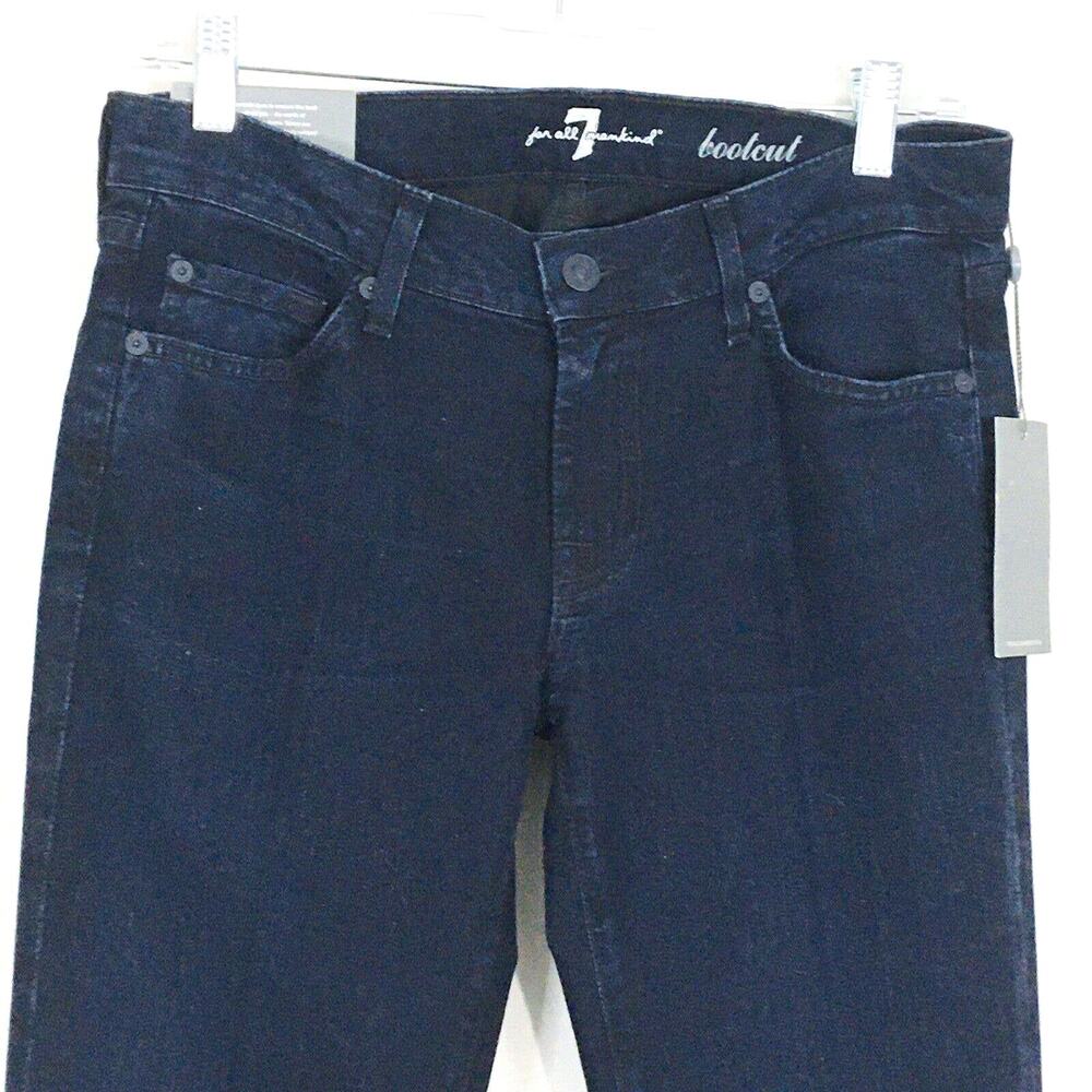 7 For All Mankind Bling Crystal Pocket Bootcut Jeans in Rustic Canyon NWT Sz 28 - Picture 8 of 16